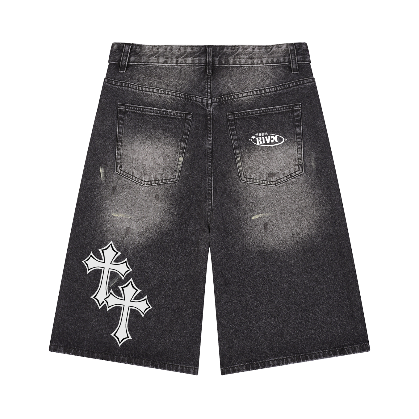 jorts,streetwear,ridewear,style,aura,baggy,denimshorts